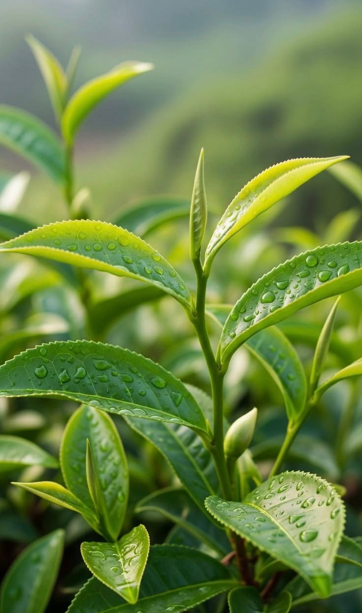 Green Tea Leaves